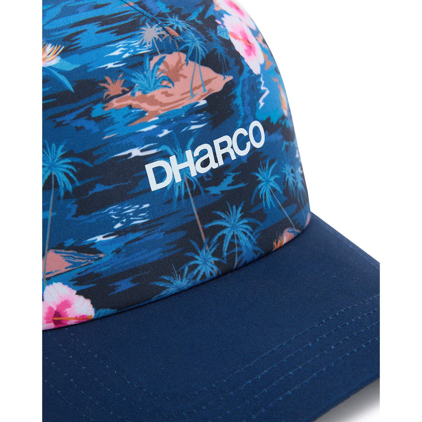 Casquette DHARCO CURVED PEAK TRUCKER OASIS Bleu
