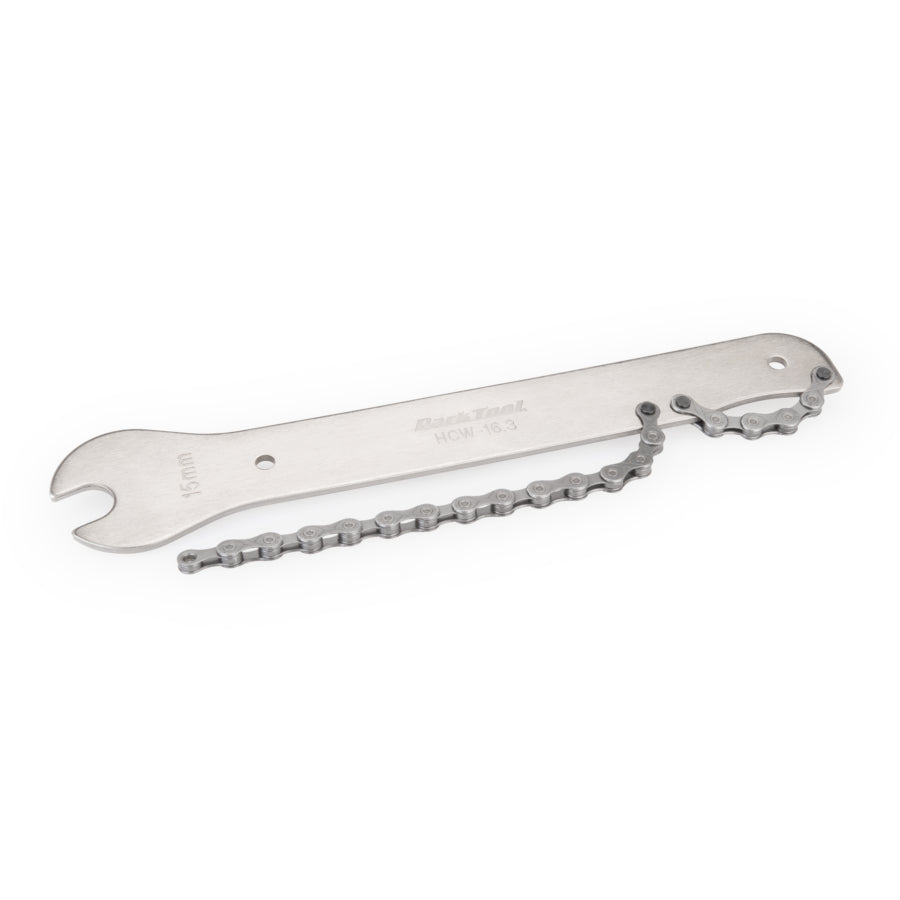 Park Tool HCW-16.3 pedálkulcs és láncos lánckerékrögzítő