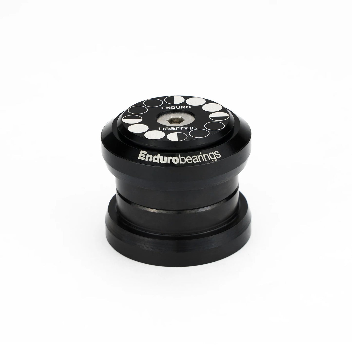 Eksternt styretøjssæt ENDURO BEARINGS 1"1/8 EC34/EC34 Black Oxide