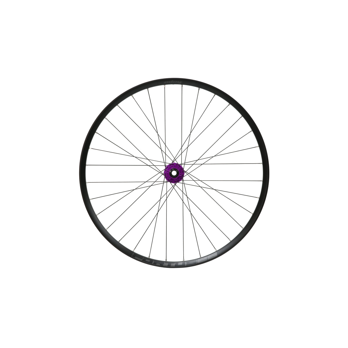 HOPE Fortus 26 W-forhjul på 27.5 tommer med lilla Pro 5-nav