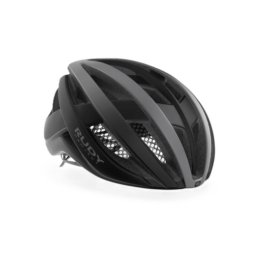 Casque Route RUDY PROJECT VENGER Titanium/Noir Matt