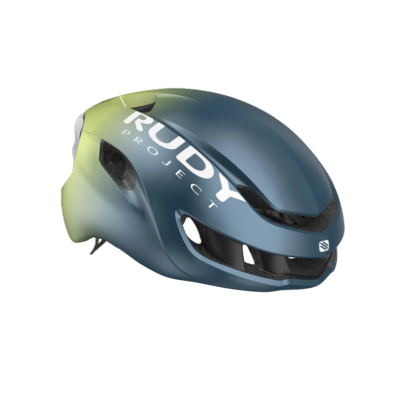 Casque Route RUDY PROJECT NYTRON Bleu/Vert Matt