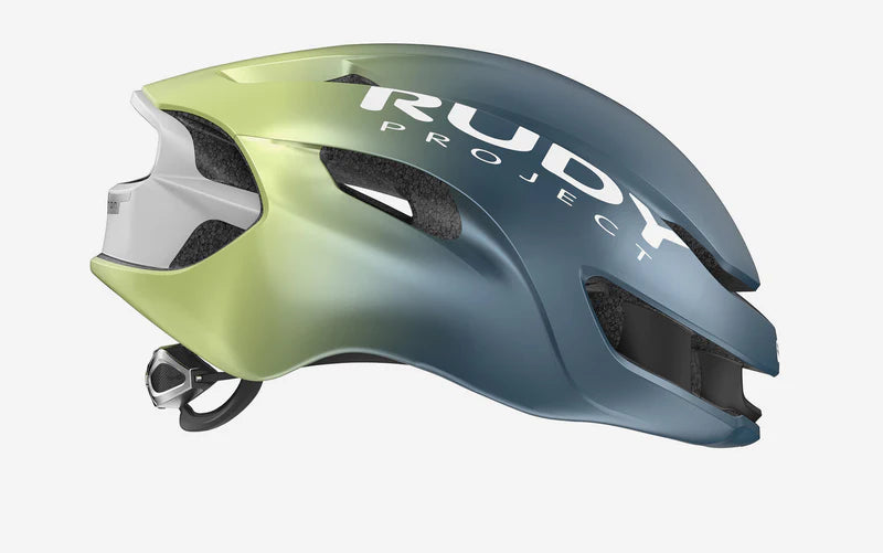 Casque Route RUDY PROJECT NYTRON Bleu/Vert Matt
