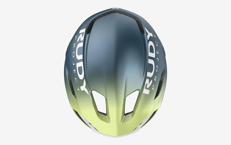 Casque Route RUDY PROJECT NYTRON Bleu/Vert Matt