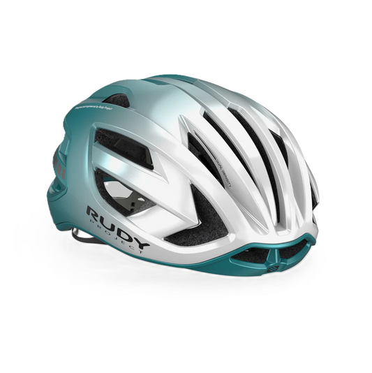 Casque Route RUDY PROJECT EGOS Emerauld/Blanc