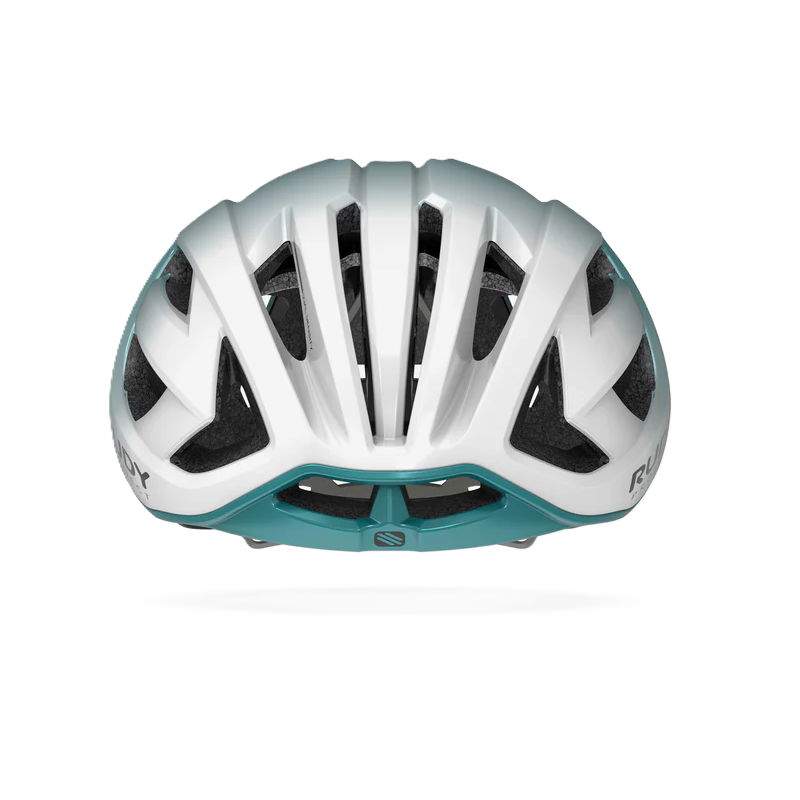 Casque Route RUDY PROJECT EGOS Emerauld/Blanc