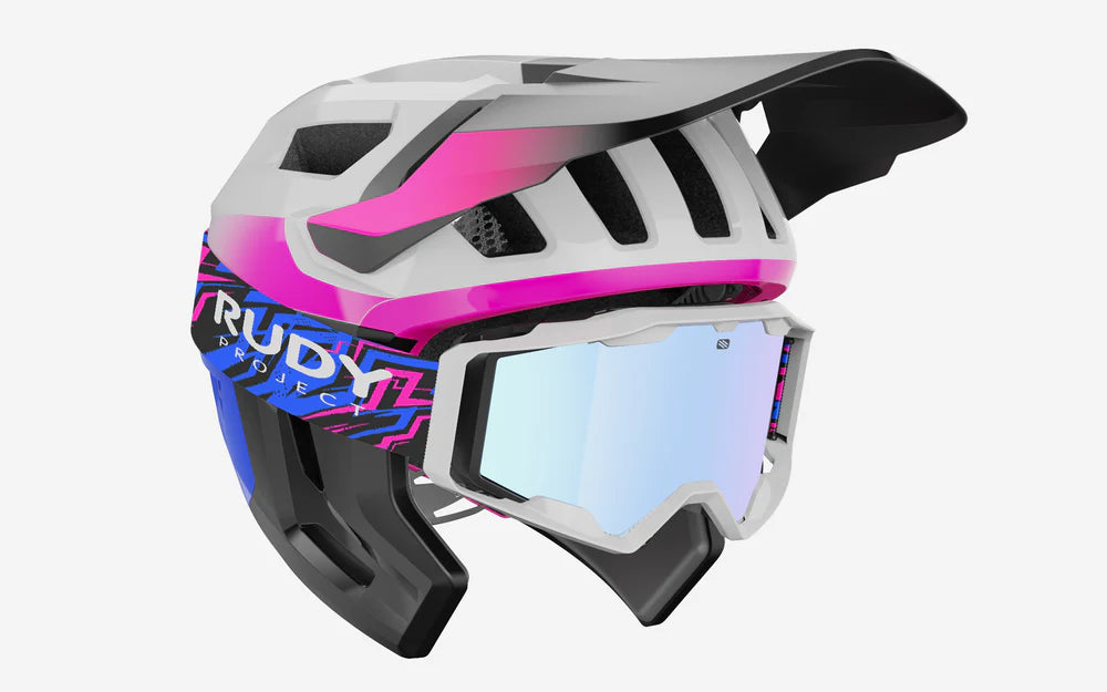MTB-Helm RUDY PROJECT TERRAFORM PRO Weiß/Rosa