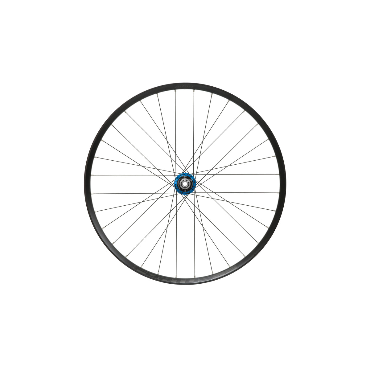 Roată spate HOPE Fortus 35 W de 27.5 inci, butuc Pro 5 albastru