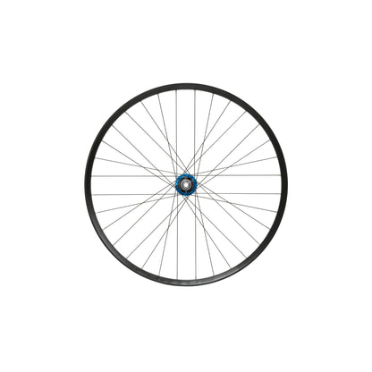 Roată spate HOPE Fortus 35 W de 27.5 inci, butuc Pro 5 albastru