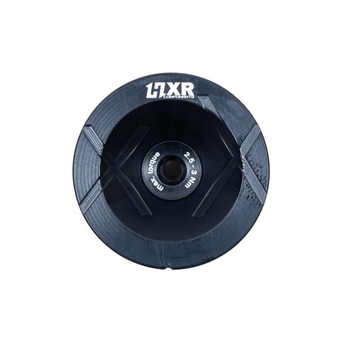 Pokrovček nosilca krmila HXR COMPONENTS, črn