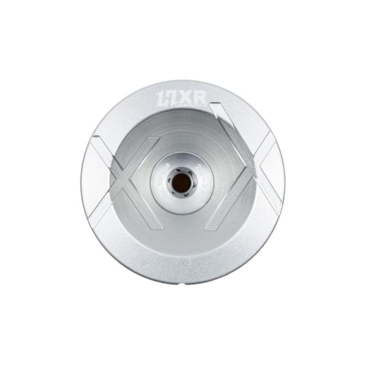 Pokrovček nosilca krmila HXR COMPONENTS, v naravni barvi kovine