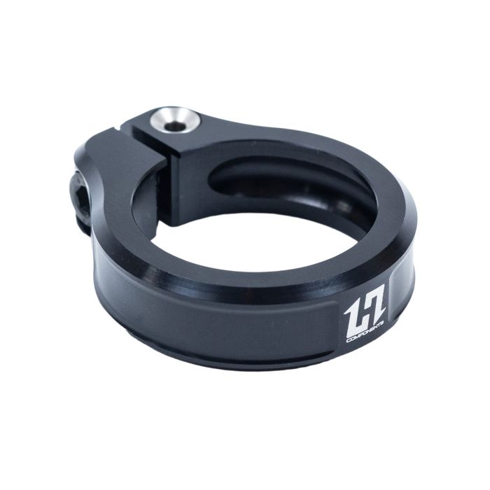 HXR COMPONENTS sēdekļa stutes skava, 34,9/35 mm, melna
