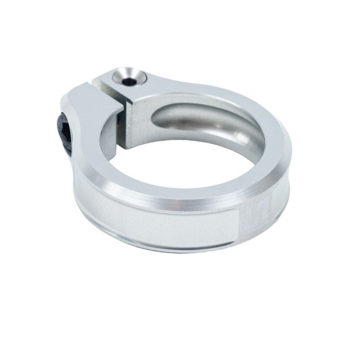 Objemka sedežne opore HXR COMPONENTS, 34,9/35 mm, v naravni barvi kovine