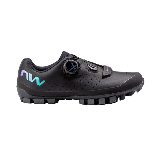 Chaussures VTT XC/Gravel NORTHWAVE HAMMER PLUS Femme Noir/Iridescent