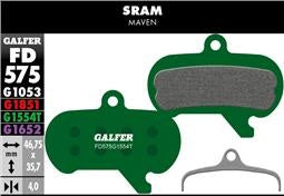 Semi-Metalliska Bromsbelägg GALFER PRO Sram Maven