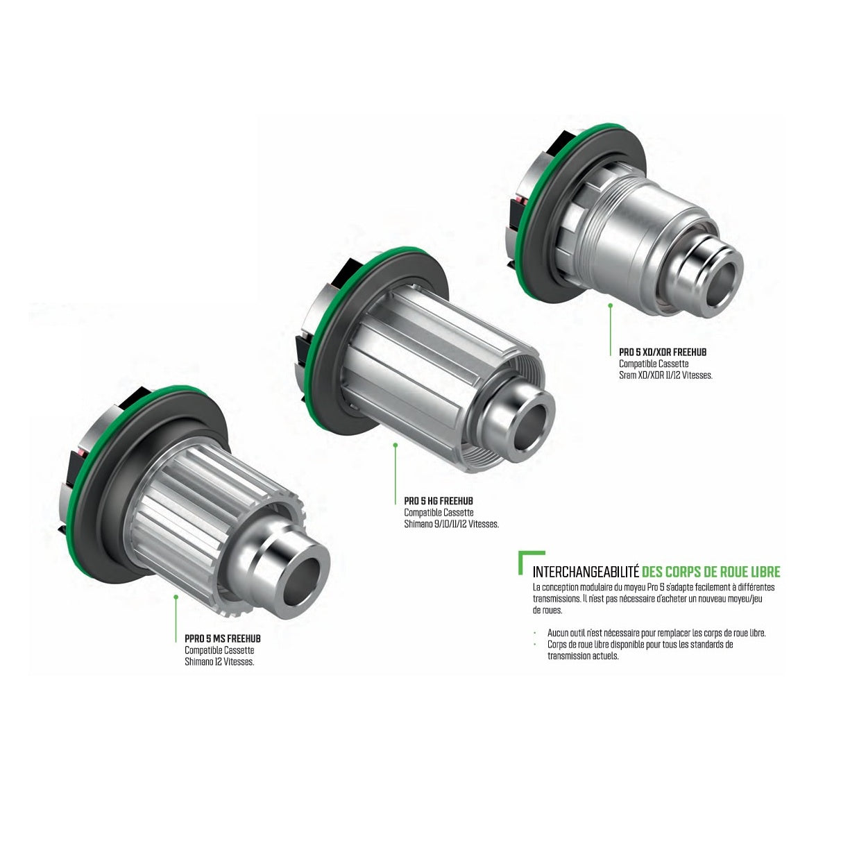 Moyeu Arrière HOPE PRO 5 12x148mm Boost 6 Trous Argent