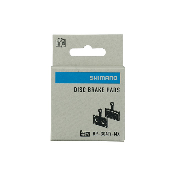 Metalliske bremseklodser SHIMANO G04TI-MX