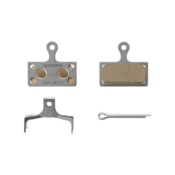 Metalliske bremseklodser SHIMANO G04TI-MX