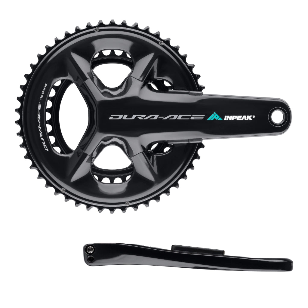 INPEAK POWERCRANK-E TWIN2 LR wattmåler-kranksæt til Shimano Dura-Ace R9200