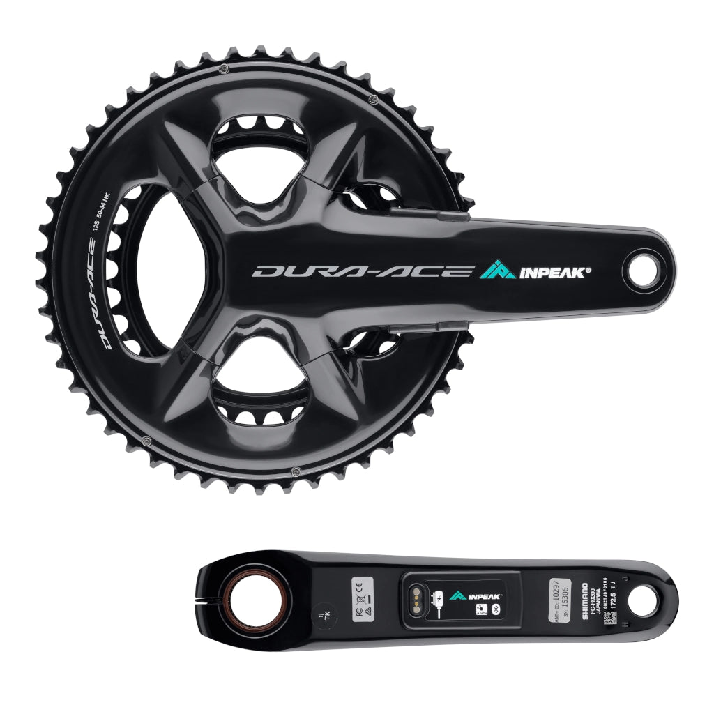 INPEAK POWERCRANK-E TWIN2 LR wattmåler-kranksæt til Shimano Dura-Ace R9200