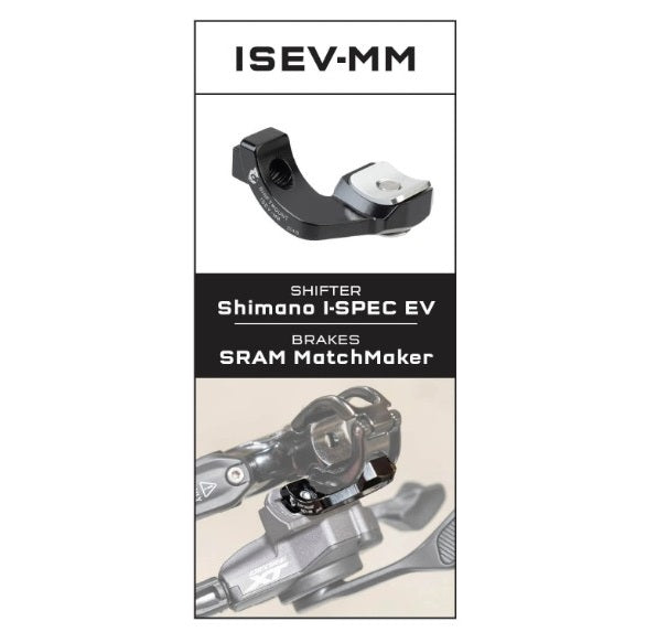 Adaptateur de Fixation WOLF TOOTH ShiftMount ISEV-MM iShimano I-SPEC EV Shifter > Frein SRAM MatchMaker OEM