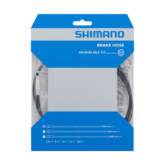Kit Durite SHIMANO SM-BH90-SBLS Droit Banjo Argent