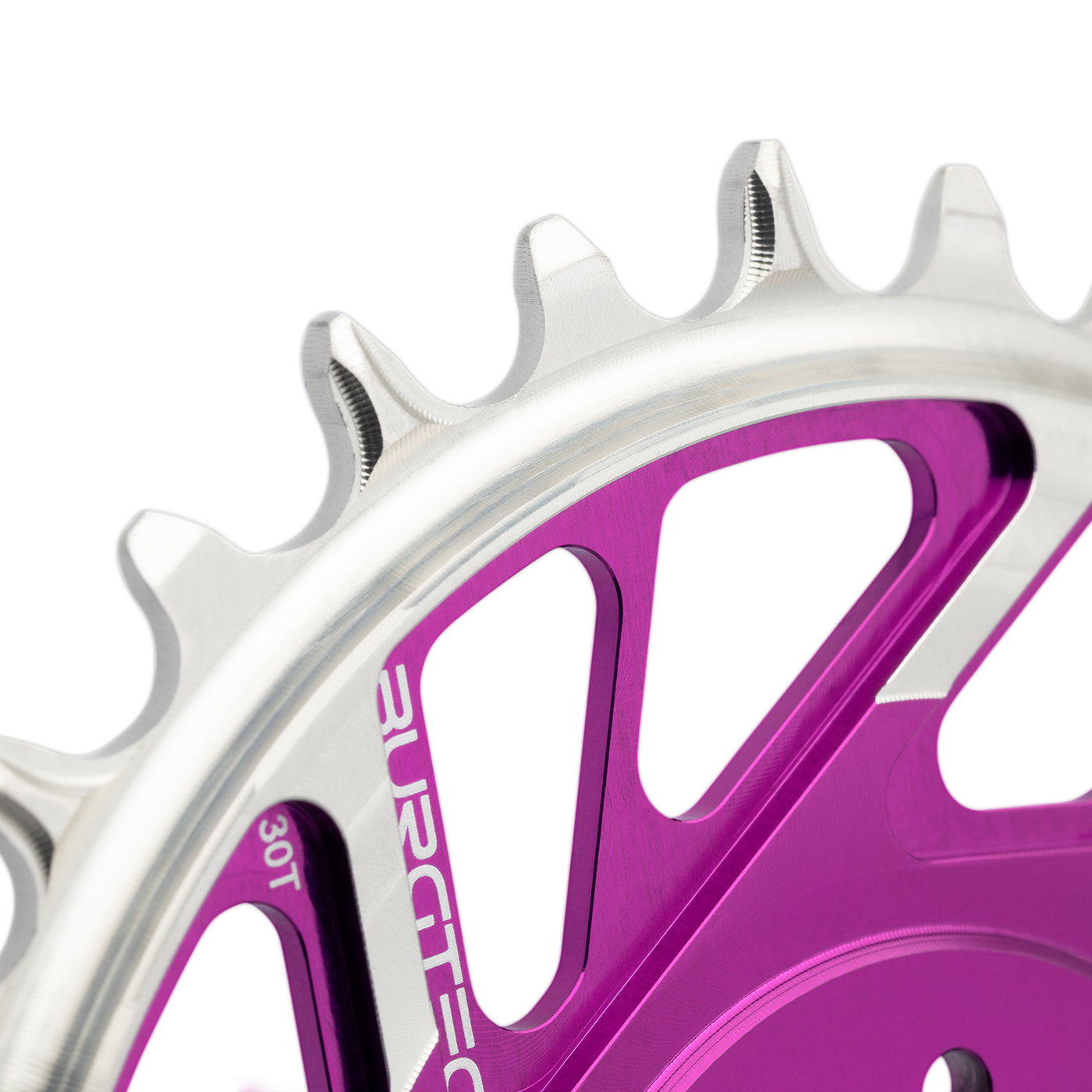 Plateau Mono BURGTEC THICK THIN 12V BOOST Direct Mount  8 Vis T-Type Narrow Wide Offset 3mm Violet