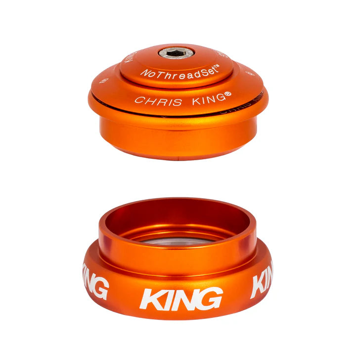 Jeu de Direction Semi-Intégré / Externe CHRIS KING INSET 8 1"1/8-1"1/4 ZS44/EC44 Orange