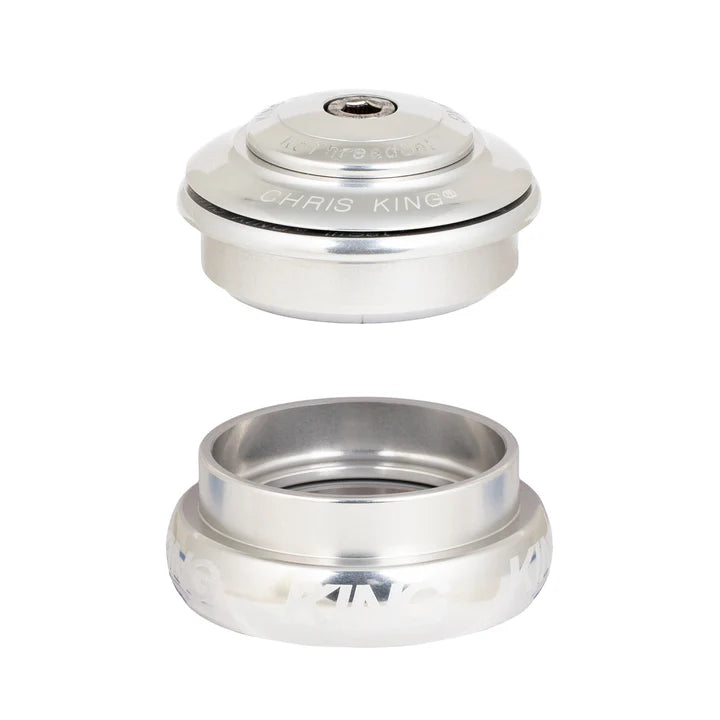 Semi-Integrierter / Externer Steuersatz CHRIS KING INSET 8 1"1/8-1"1/4 ZS44/EC44 Silber