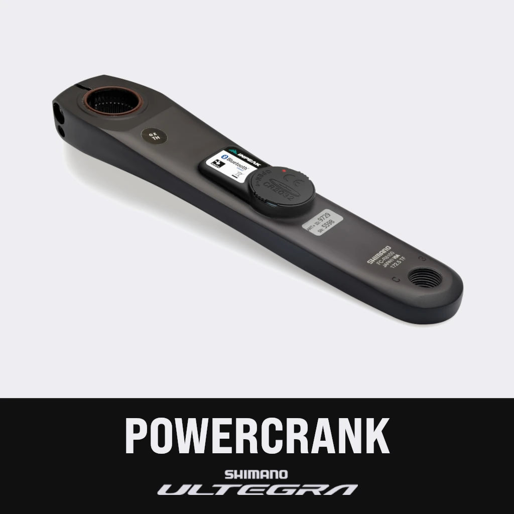 Pedivela esquerda com medidor de potência INPEAK POWERCRANK Shimano Ultegra R8100