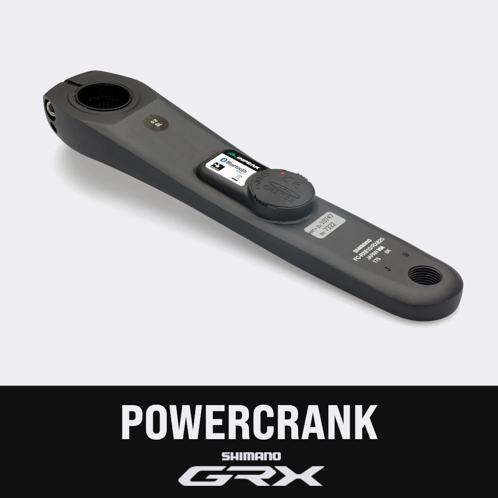 Levá klika s wattmetrem INPEAK POWERCRANK Shimano GRX RX810/820