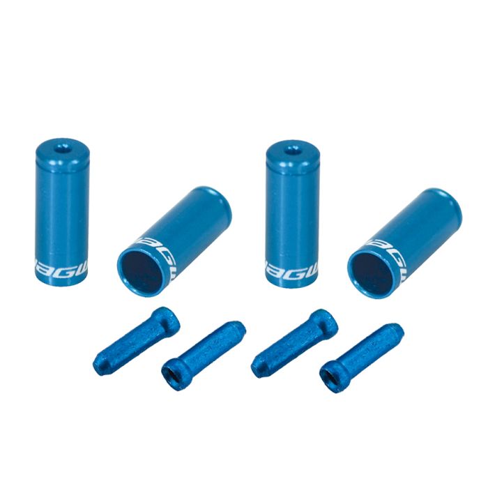 JAGWIRE Blue Brake and Derailleur Cable End and Housing End Cap (x16)