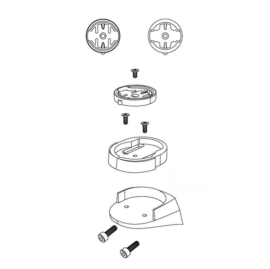 Support de GPS DEDA pour Prolongateurs JET ONE/JET2 EVO