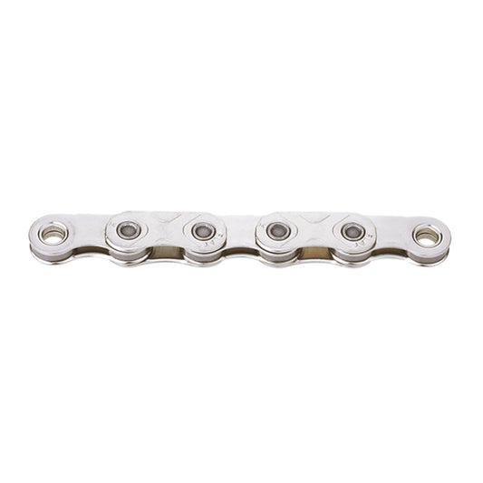 Chaîne 12/13V KMC X FLAT Waxed Argent