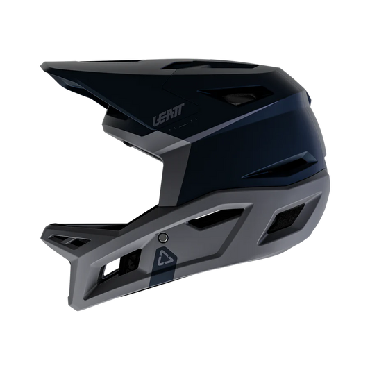 Casque VTT LEATT MTB GRAVITY 4.0 Stealth Noir/Gris