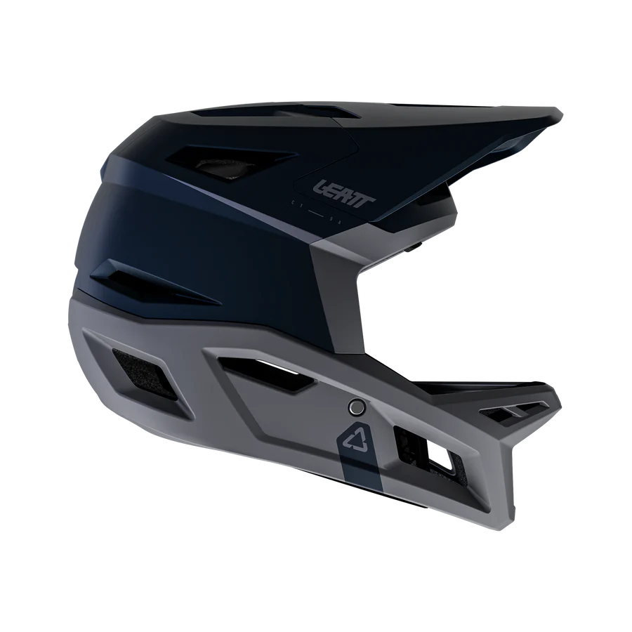 Casque VTT LEATT MTB GRAVITY 4.0 Stealth Noir/Gris