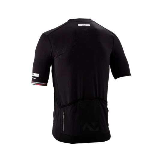 Trikot LEATT MTB ENDURANCE 5.0 CARGO Kurzarm Schwarz