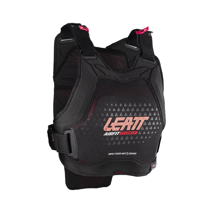 LEATT 3DF AIRFIT EVO Damen-Brustpanzer Schwarz