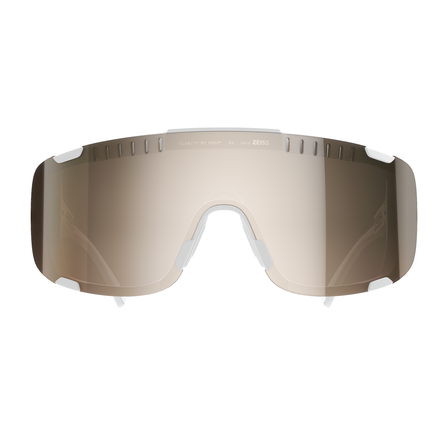 Okulary POC DEVOUR MID + Białe Szkło Clarity Trail Partly Sunny Silver