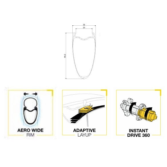 Sada kol MAVIC COSMIC SL 65 DISC Tubeless Ready (Center Lock) 2025
