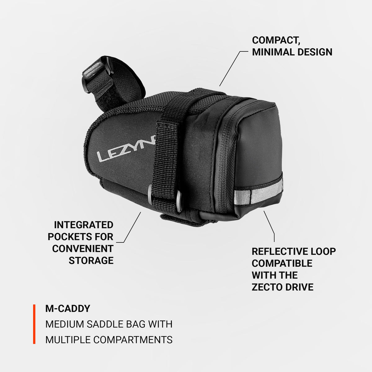 Τσαντάκι σέλας LEZYNE Caddy μαύρο