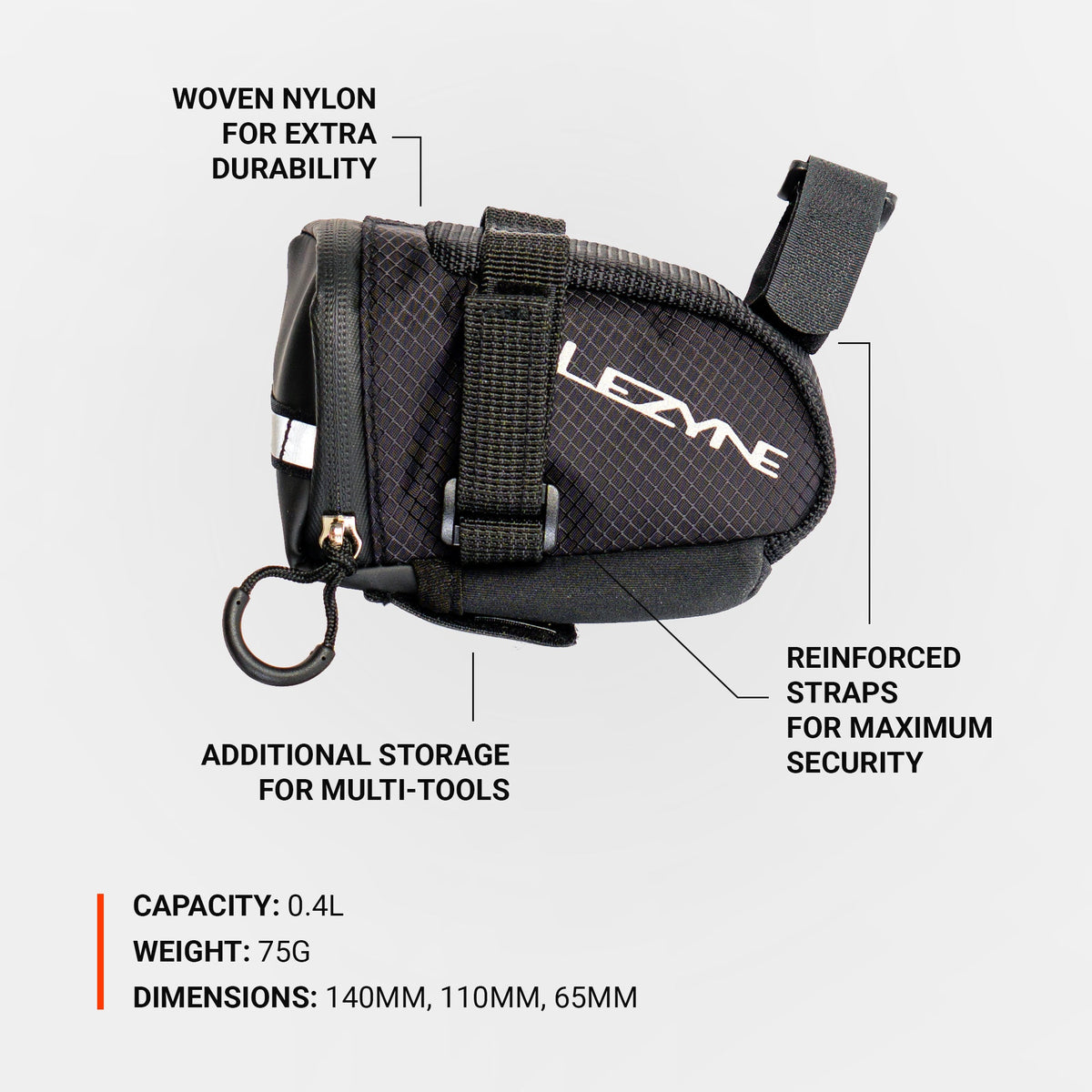 Τσαντάκι σέλας LEZYNE Caddy μαύρο
