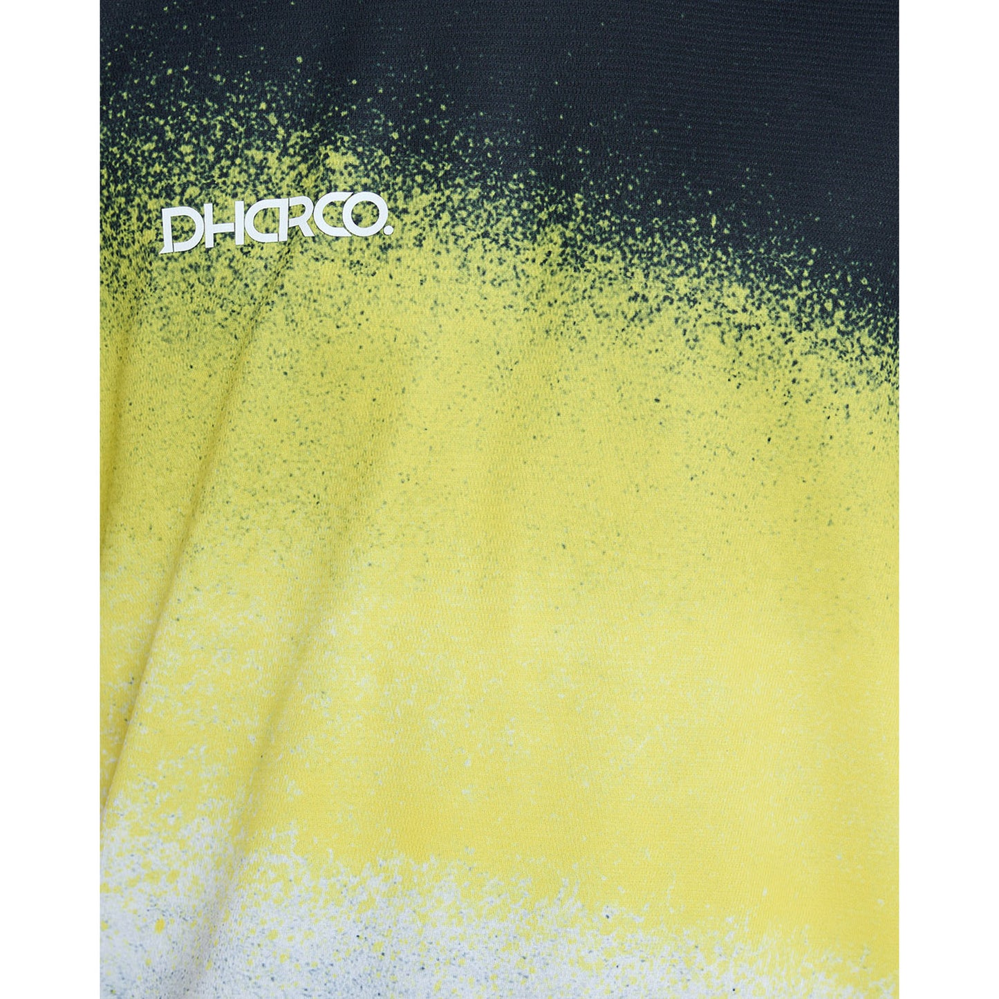 Trøje DHARCO ACID RAIN Korte Ærmer Sort/Gul