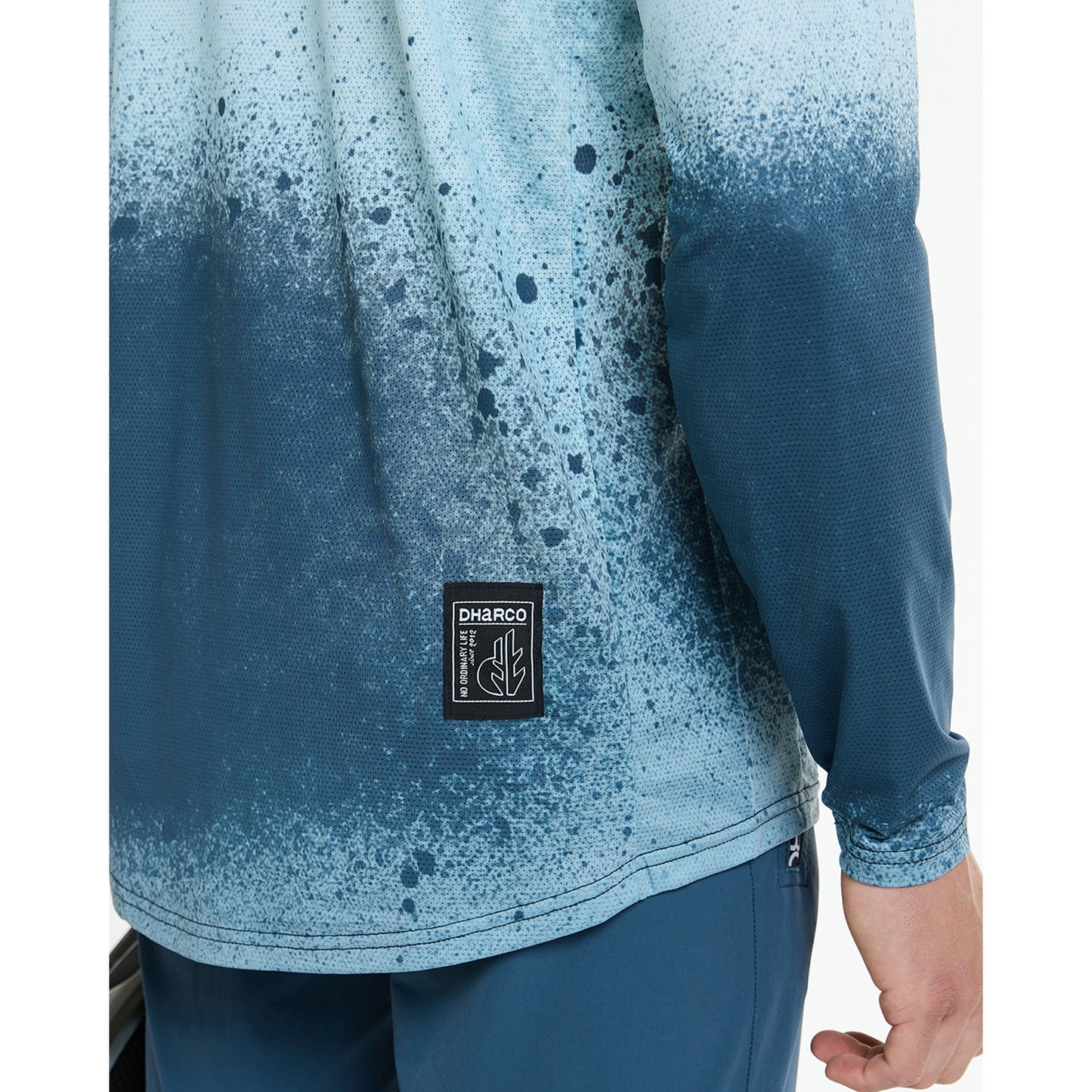 DHARCO RACE NU WAVE Long Sleeve Jersey Blue