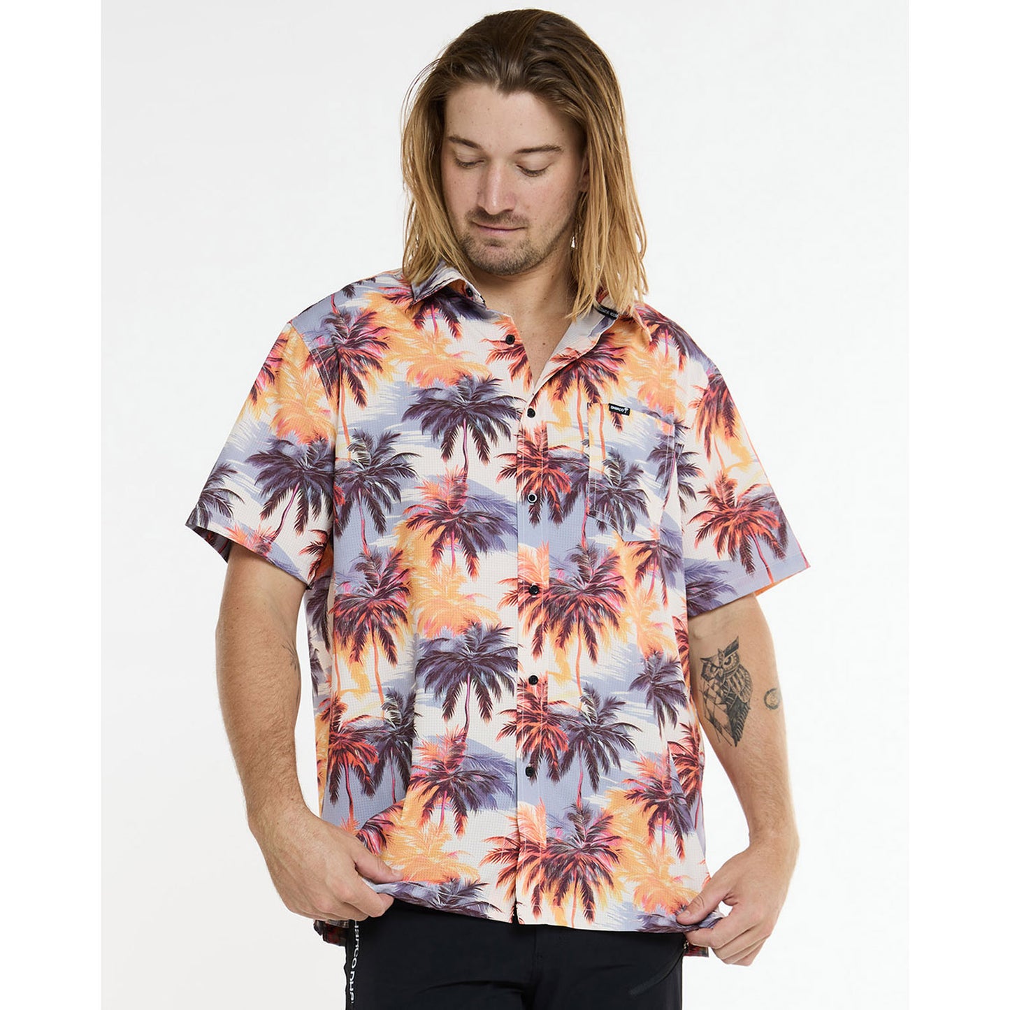 Teknisk Skjorte DHARCO TECH PARTY EL CAMINO Orange/Blå