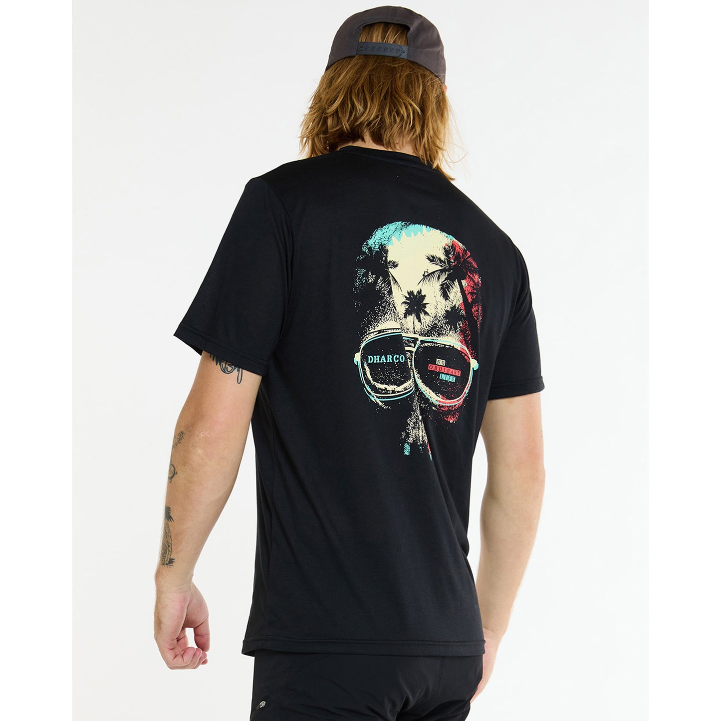 Maillot DHARCO TECH TEE EDDIE Manches Courtes Noir