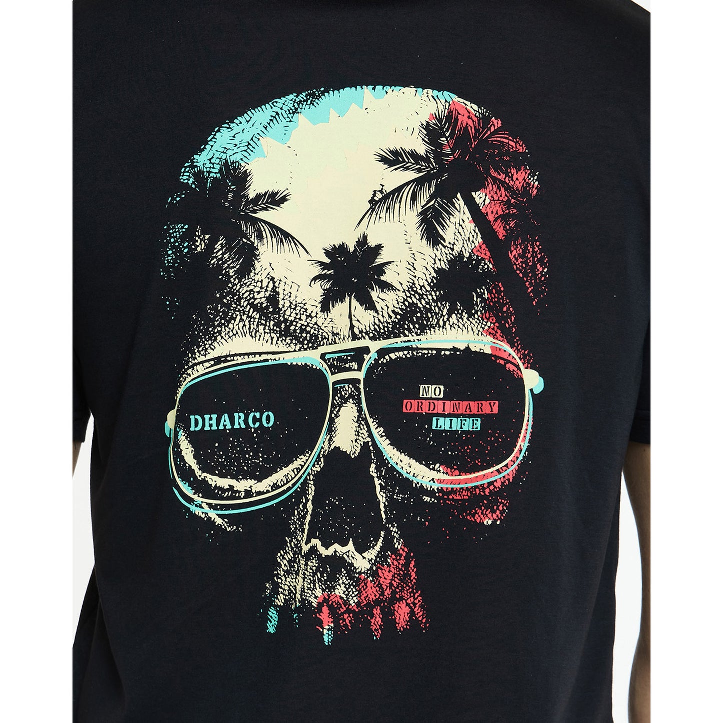 Maillot DHARCO TECH TEE EDDIE Manches Courtes Noir