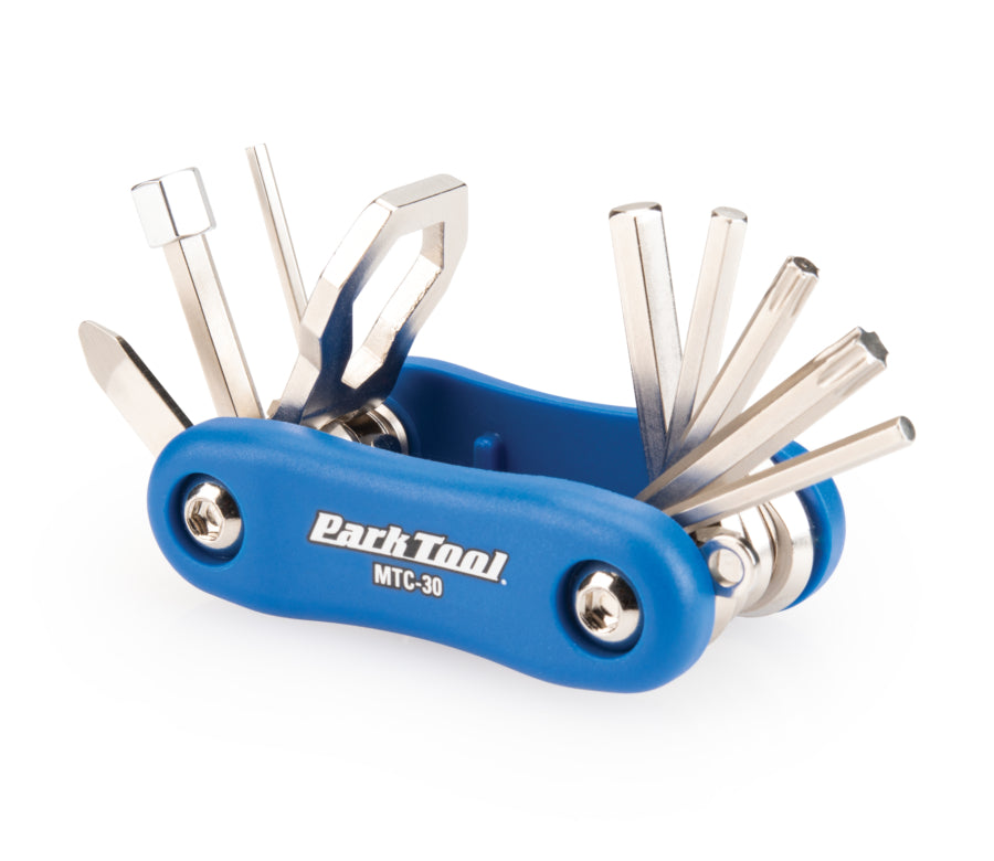 Park Tool MTC-30 foldet ud med alle værktøjer synlige