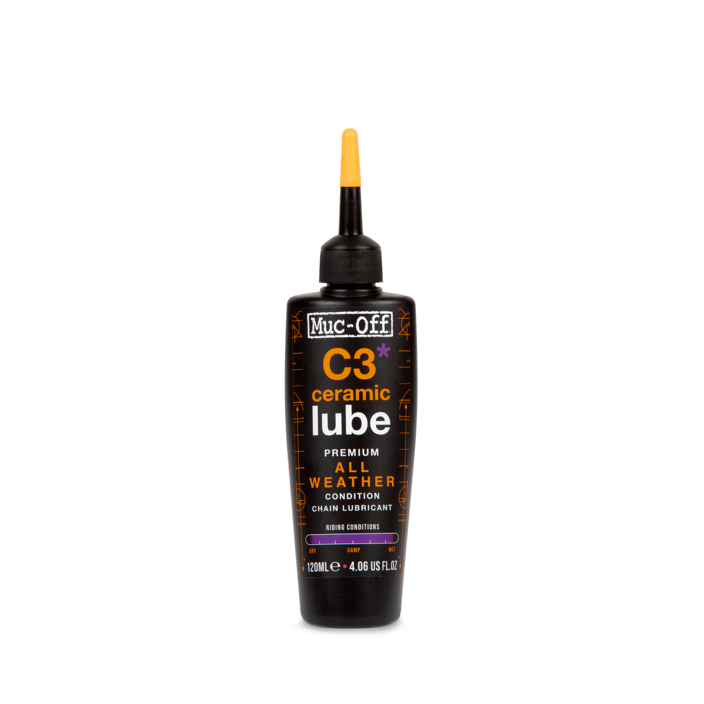 MUC-OFF C3 ALL WEATHER CERAMIC Keramisk Smøremiddel til Alle Vejrforhold (120 ml)