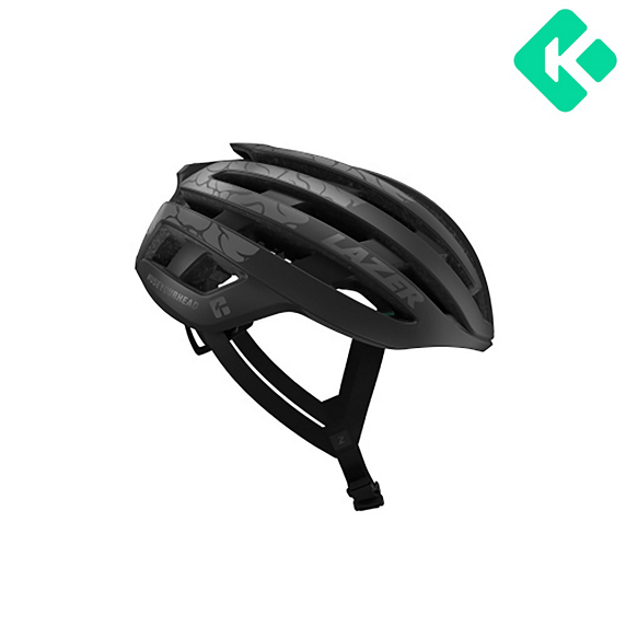 Casco da Strada LAZER Z1 KINETICORE Bianco/Nero - Edizione Limitata UYH Use Your Head + LED